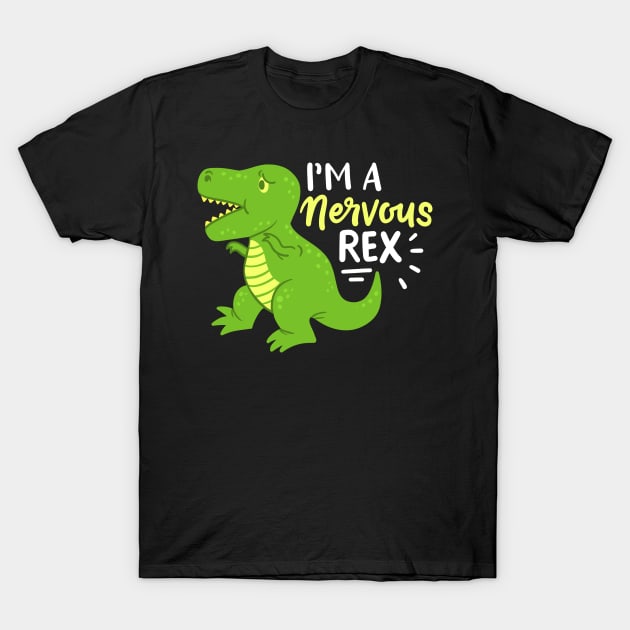 Anxiety Dinosaur T-Shirt by KAWAIITEE